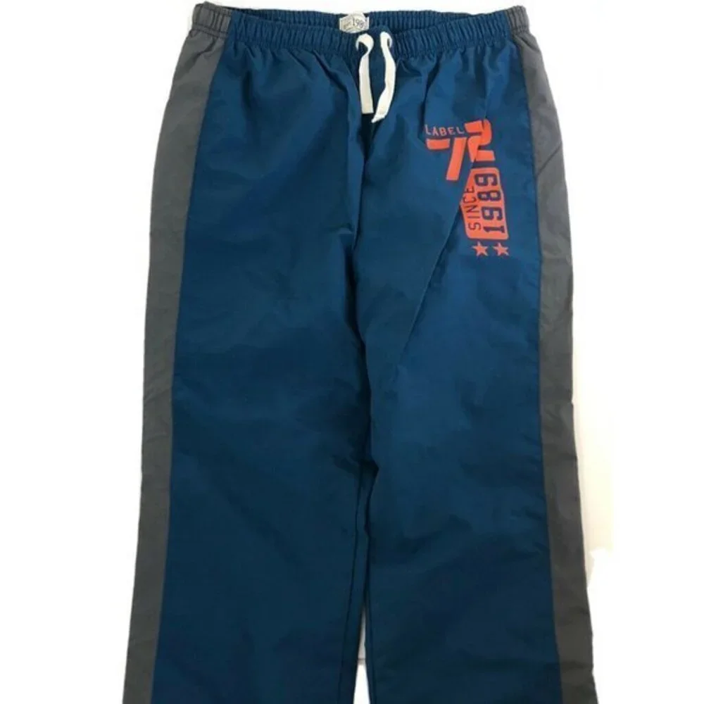 The Children's Place Boys' Big Active Wind Pants Large 10-12 Blue Husky